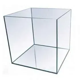 Aquariatech Acquario Artigianale 64L 40x40x40cm Vetro Float 6mm