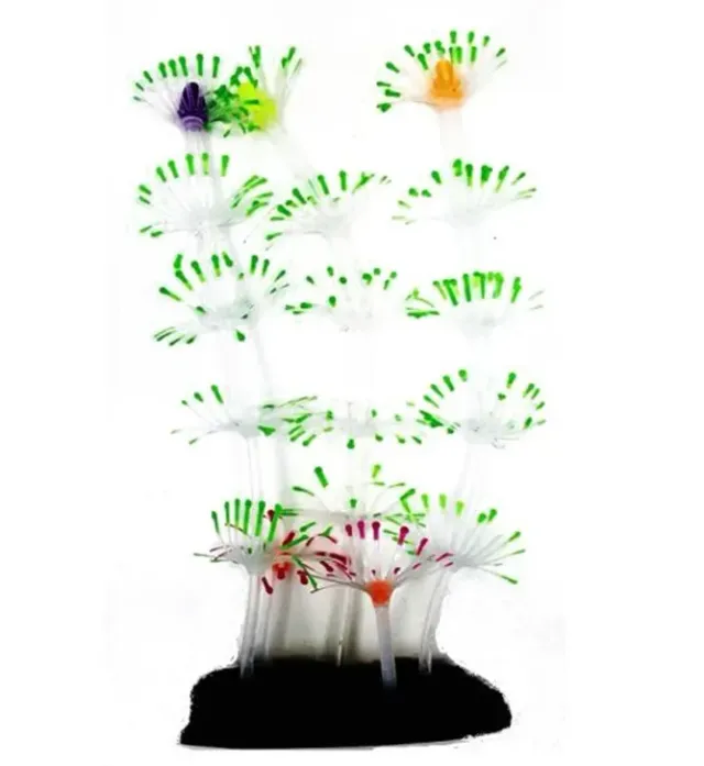 Aquariatech Decorazione 08G 8x6x18 cm Silicone Fluorescente