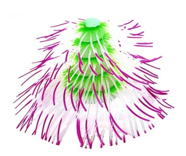 Aquariatech 10P decorazione silicone fluorescente 12x12x7 atossica